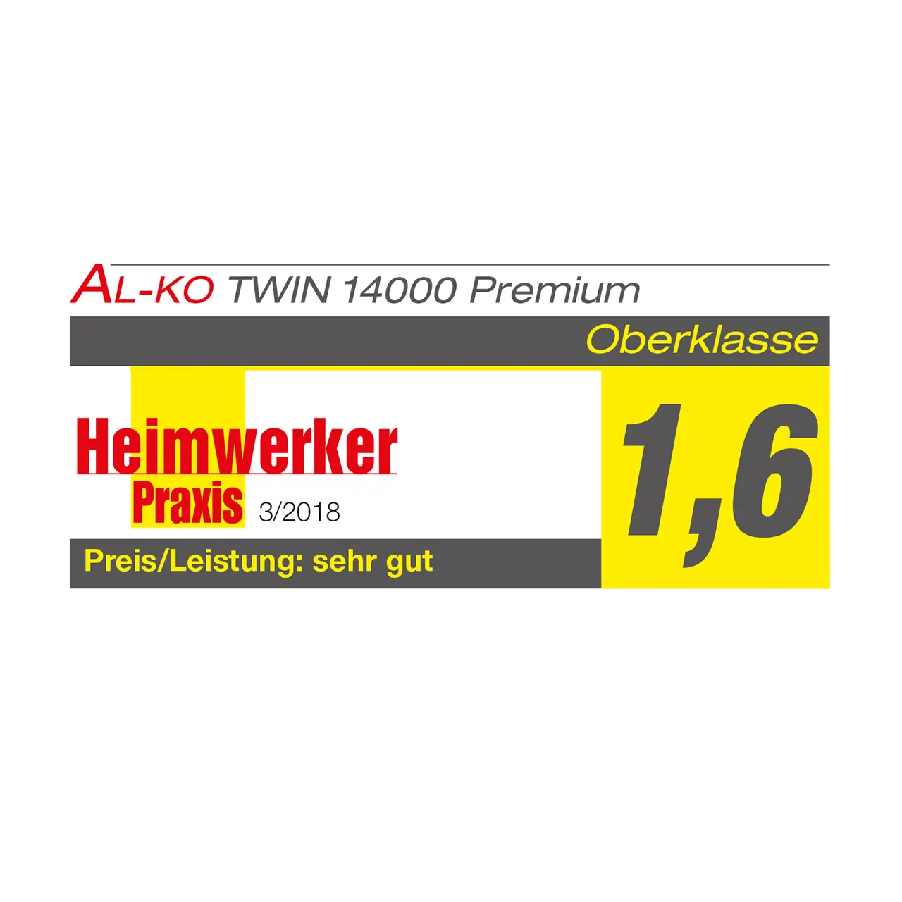 Testsiegel Heimwerkerpraxis | AL-KO Tauchpumpe TWIN 14000 Premium