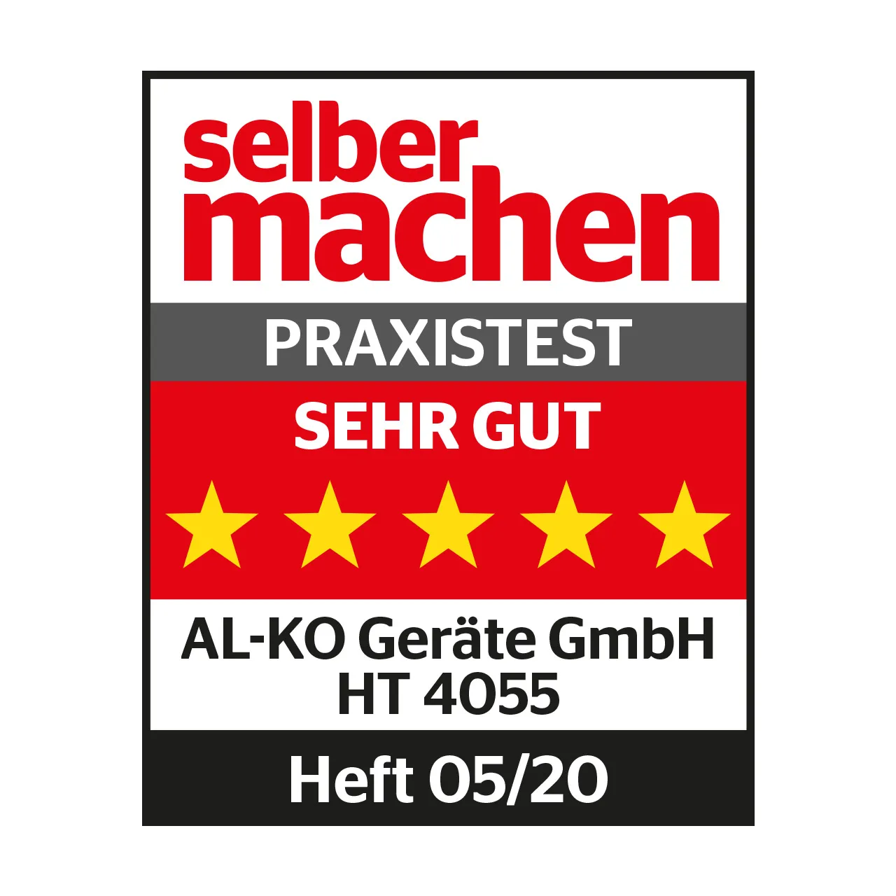 Testsiegel selbermachen | AL-KO ENERGY FLEX Heckenschere HT 4055